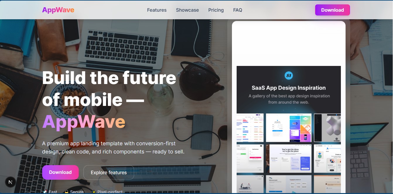SaaS Website